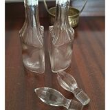 Ensemble de burettes à huile et vinaigre vintage