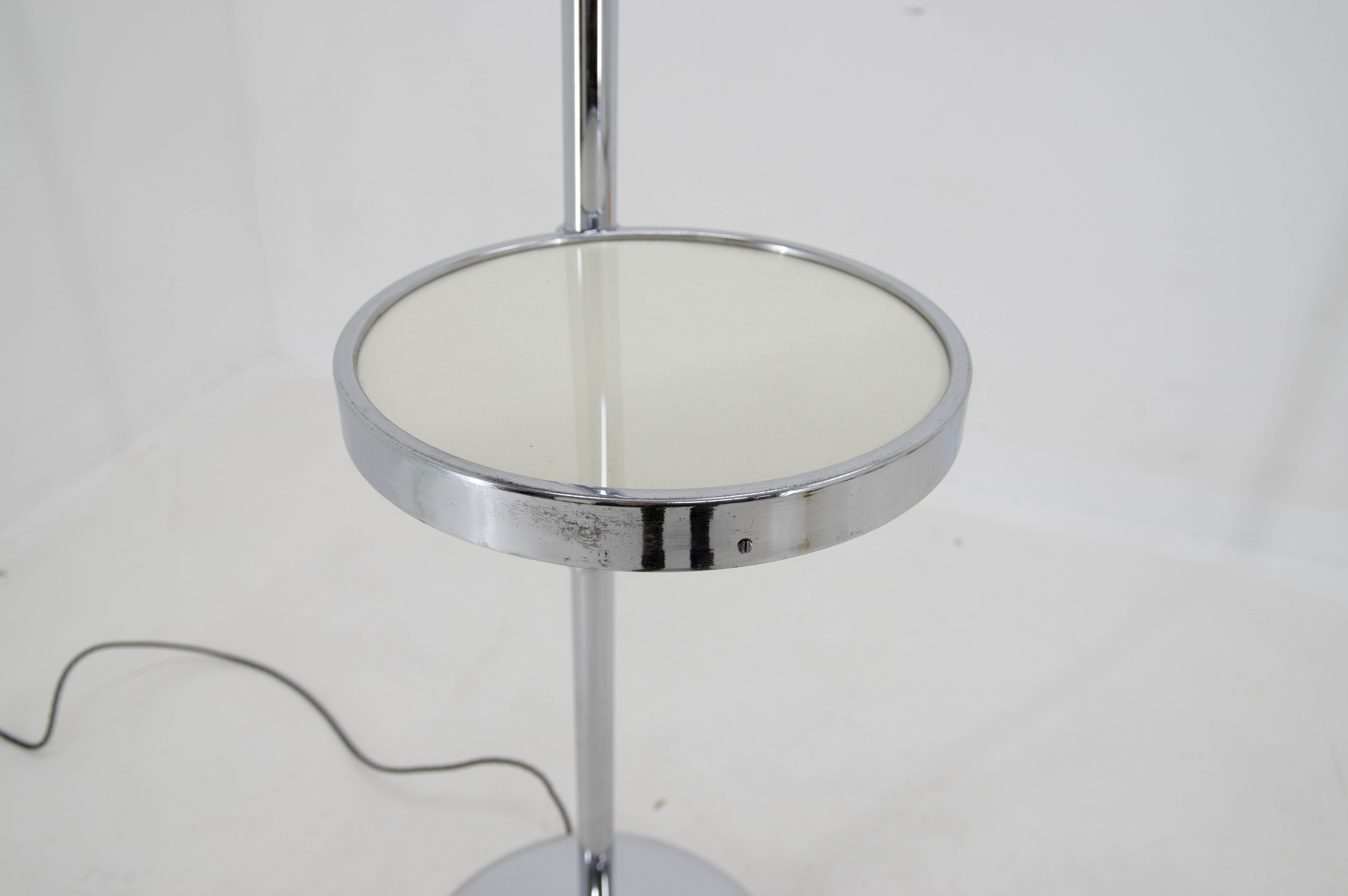 Art deco floor lamp, 1930s, restored