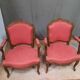 Paire de fauteuils style Louis XV