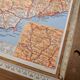 Imprimée en 1953, de Saint-Raphaël à Menton.