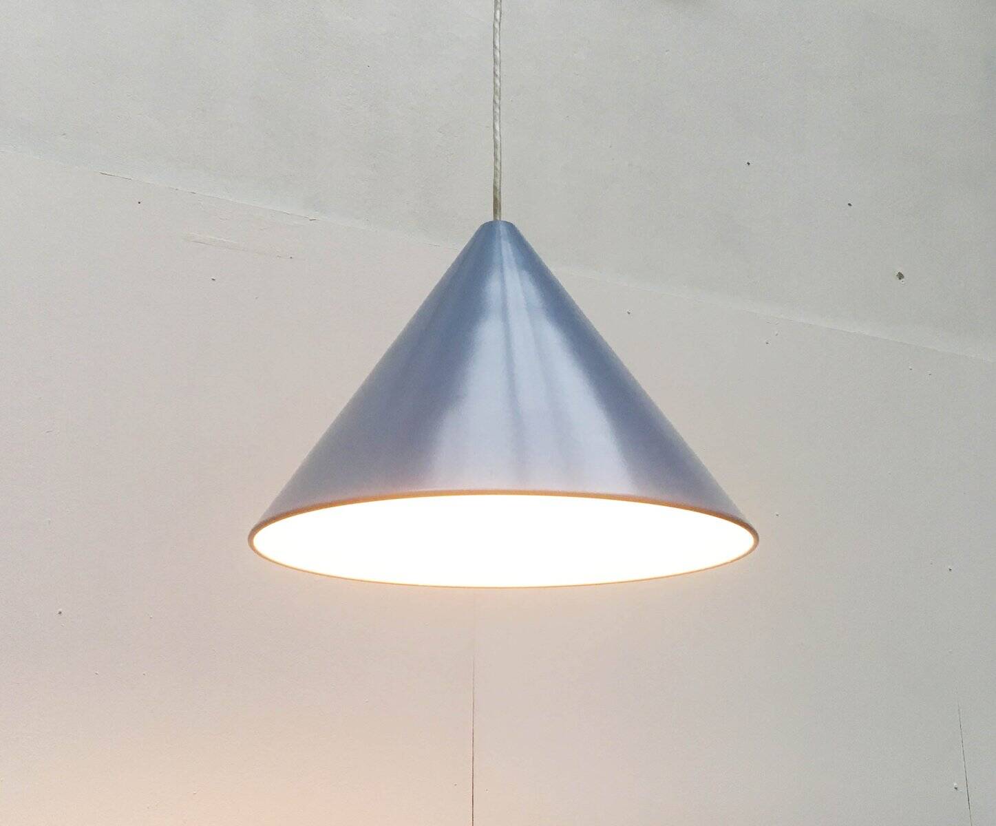 Danish mid-century suspension billiard lamp by Louis Poulsen