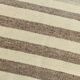Brown Beige Striped Vintage Kilim Runner Rug, 78x330Cm