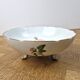 Saladier tripode porcelaine de Paris à décor roses – Coupe vintage