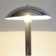 Pair Of Original Art Deco Table Lamps, Chrome-Plated Steel, Czechia, 1930s