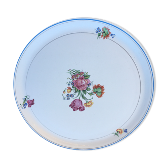 Plat fleuri vintage