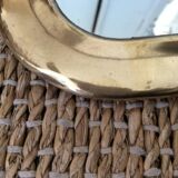 Brass mirror