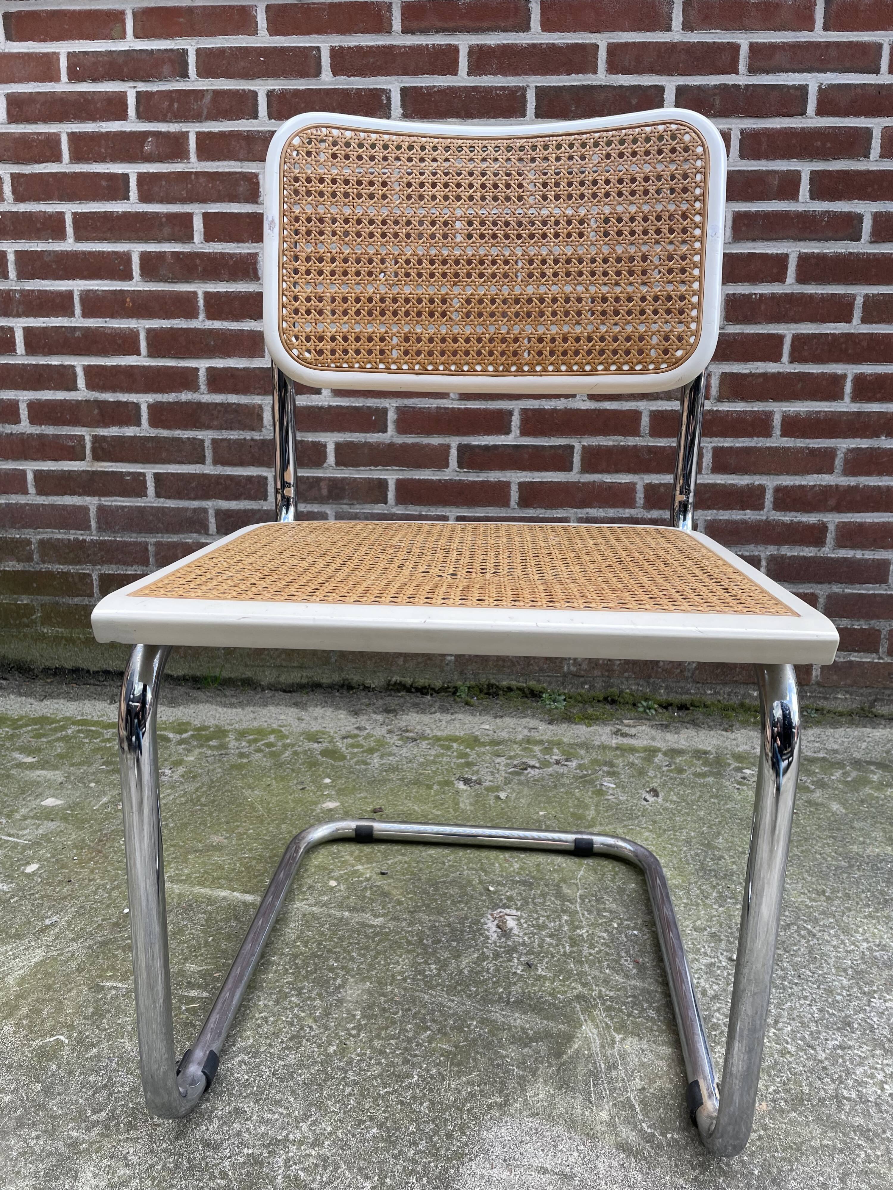 Cesca design chair b32 model in chrome