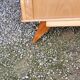 Enfilade of the 50s in oak and mahogany feet compass