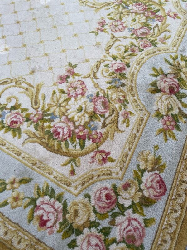 Vintage French carpet soapy style 200x300 cm