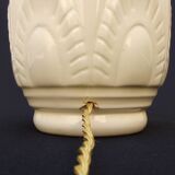 Boch cracked ceramic Art Deco lamp
