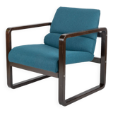 Petrol and Brown Chair by Martin Stoll for Giroflex