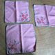 Embroidered tablecloth and 3 towels