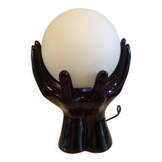 Ceramic hand lamp