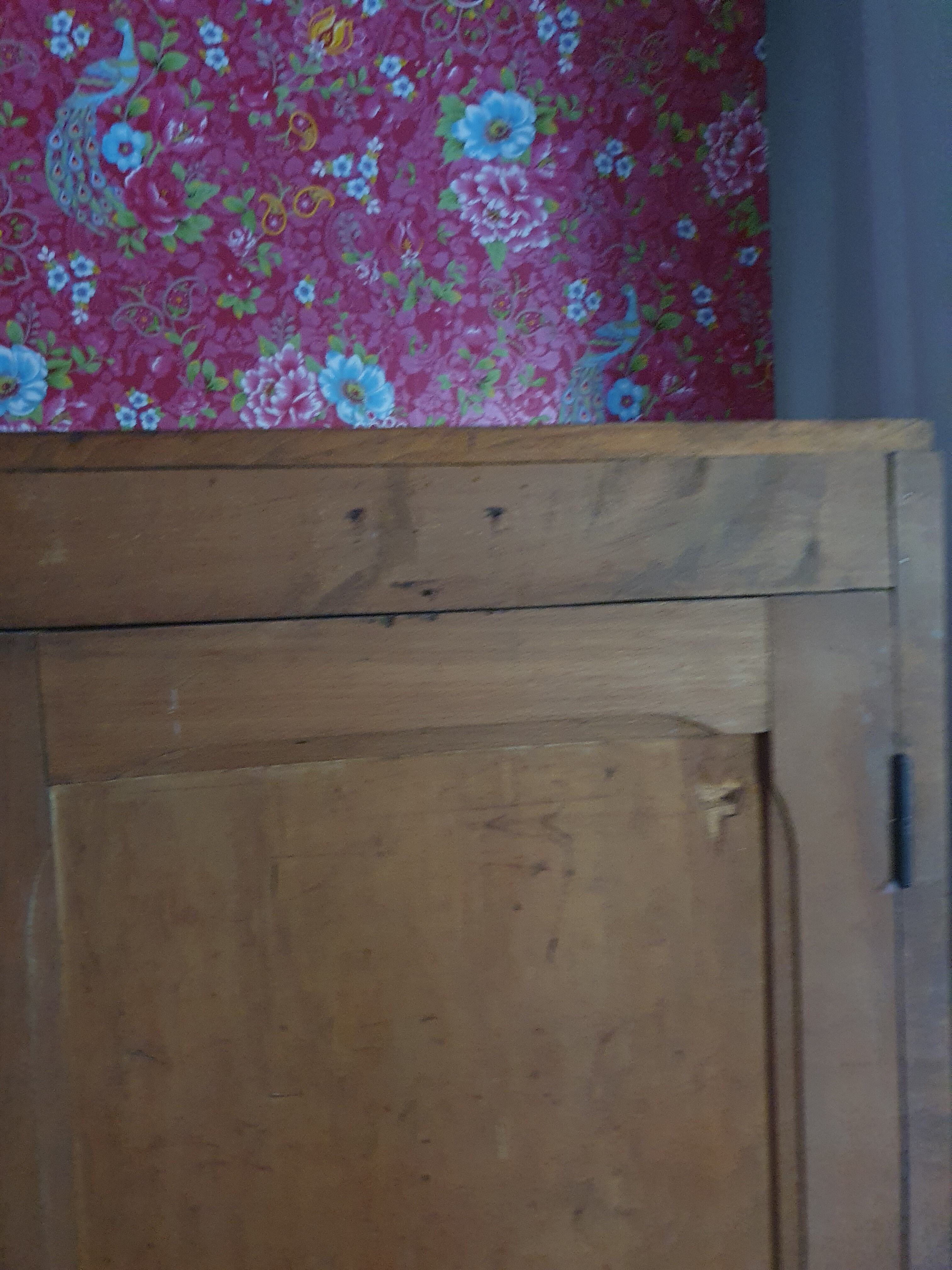 Parisian wardrobe with several shelves