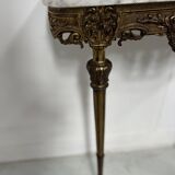 Louis XVI style console in gilded bronze, 20th century