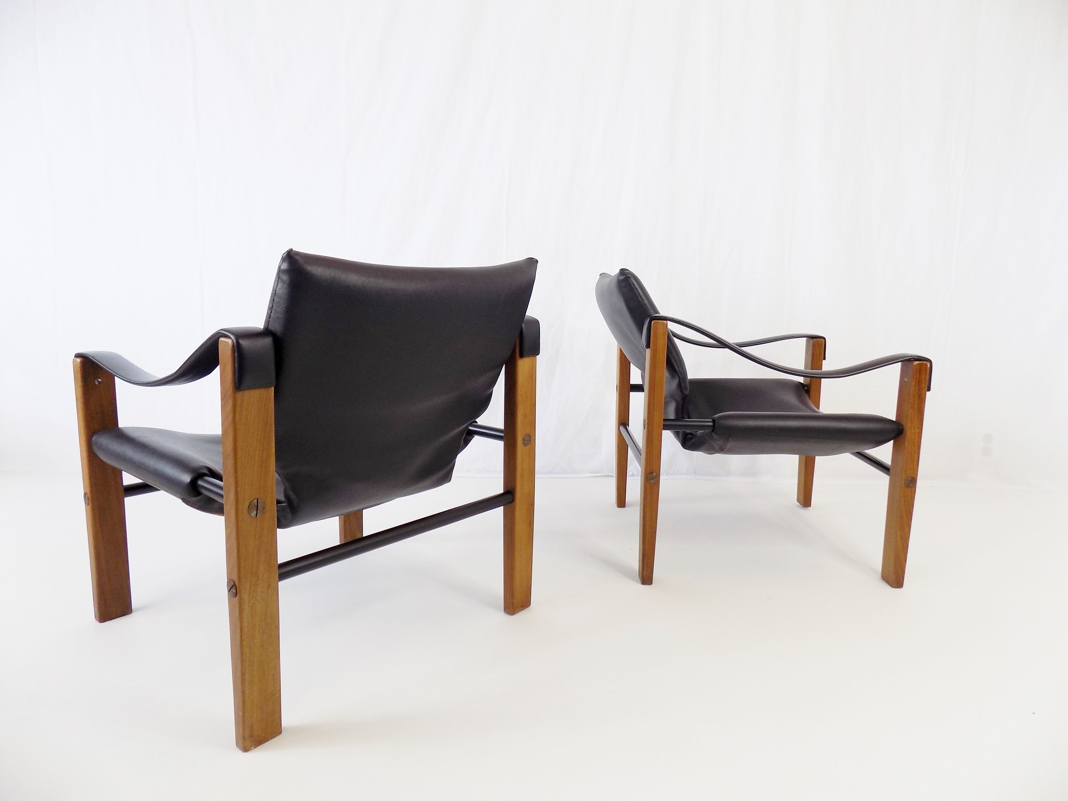 Arkana Set of 2 Safari Chairs by Maurice Burke