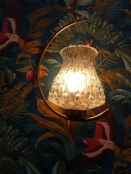 Lamp applies vintage brass wall 50