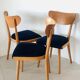 Chaises en bois de hêtre, Tchécoslovaquie années 50