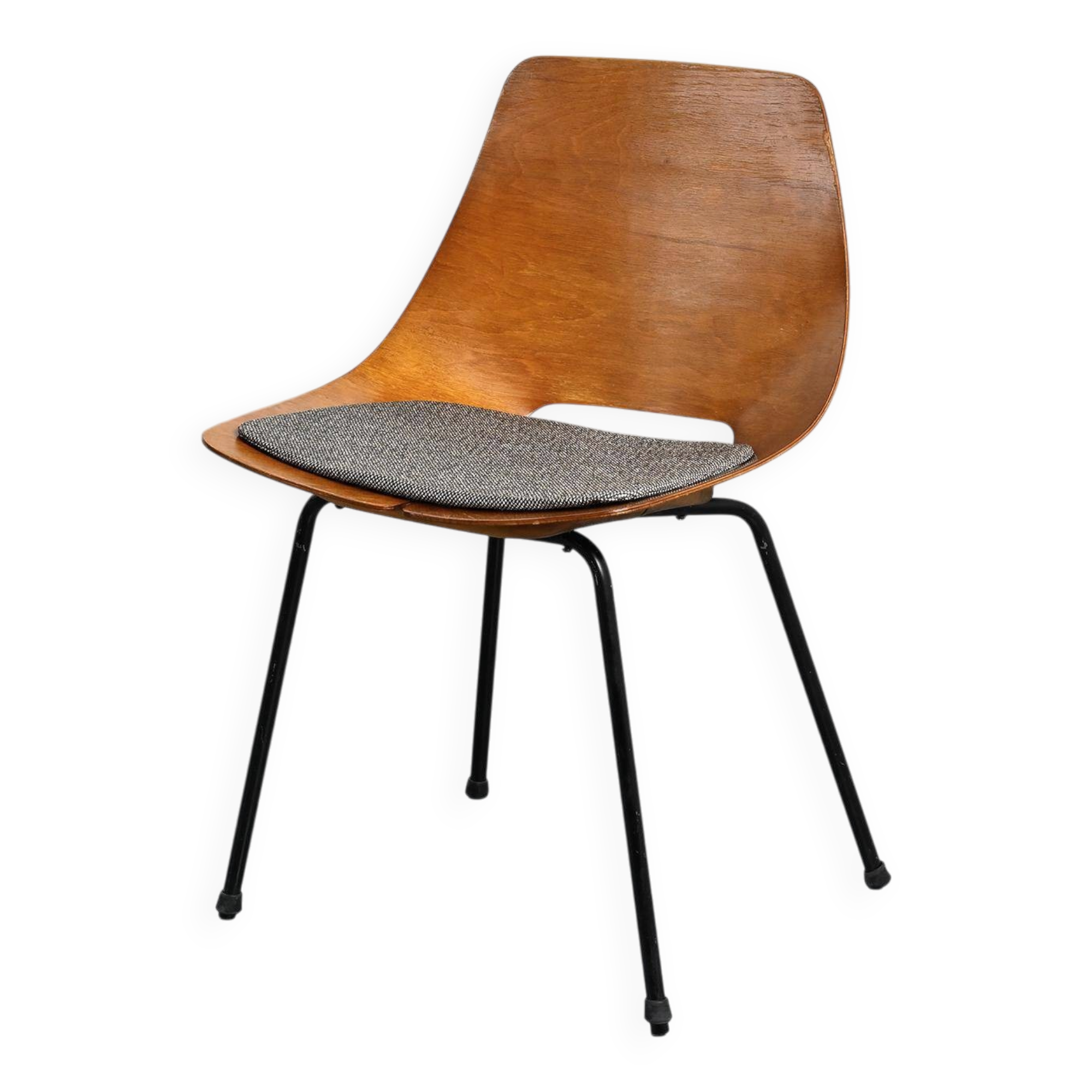Chaise Tonneau par Pierre Guariche, Steiner, 1953