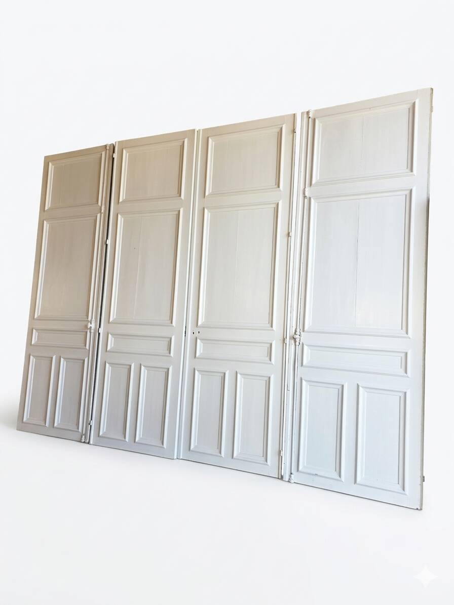 4 partition doors, 19th century.