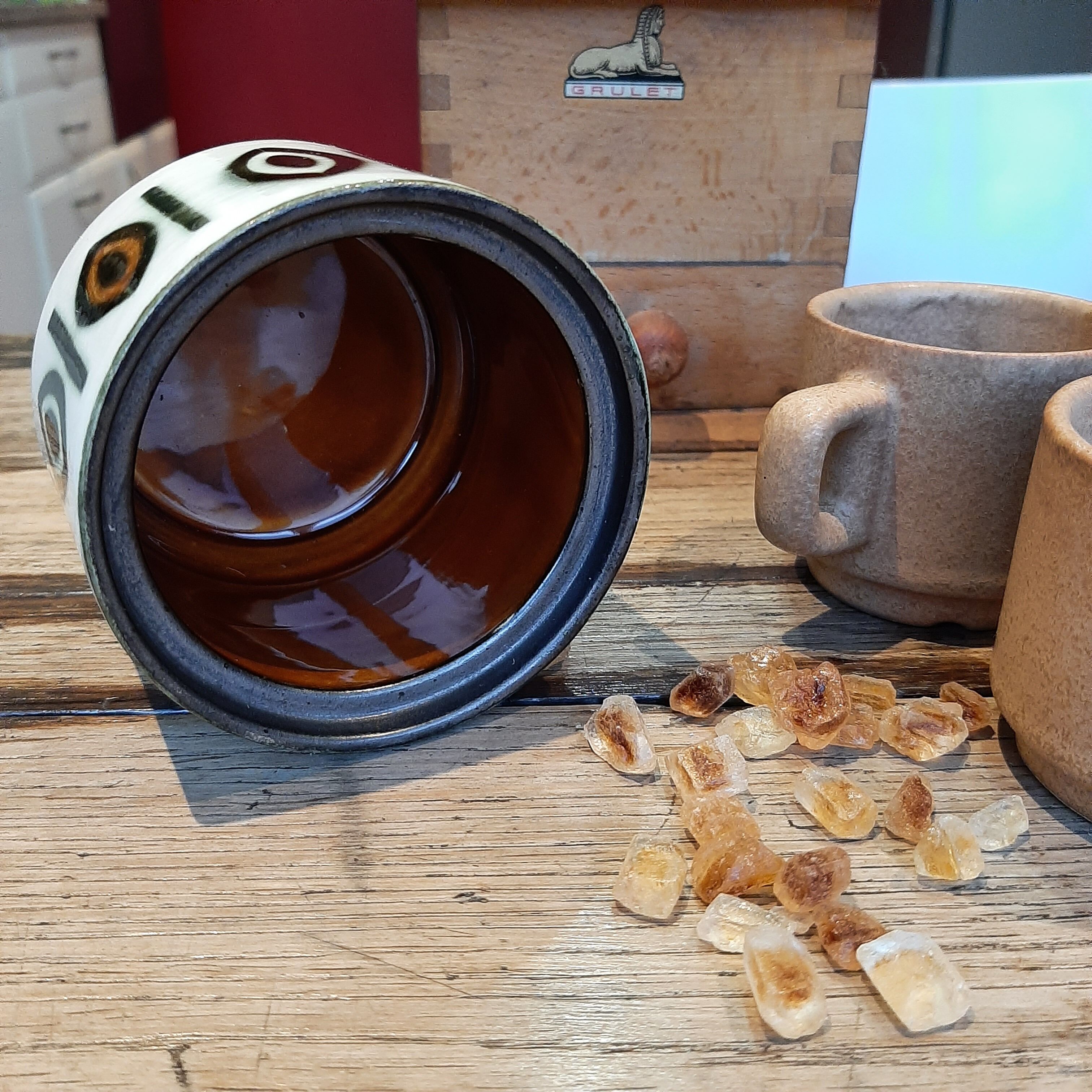 Ceramic pot Boch Belgium