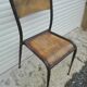 School Mullca 510 foot spindle vintage Chair