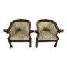 Set de 2 fauteuils Biedermeier