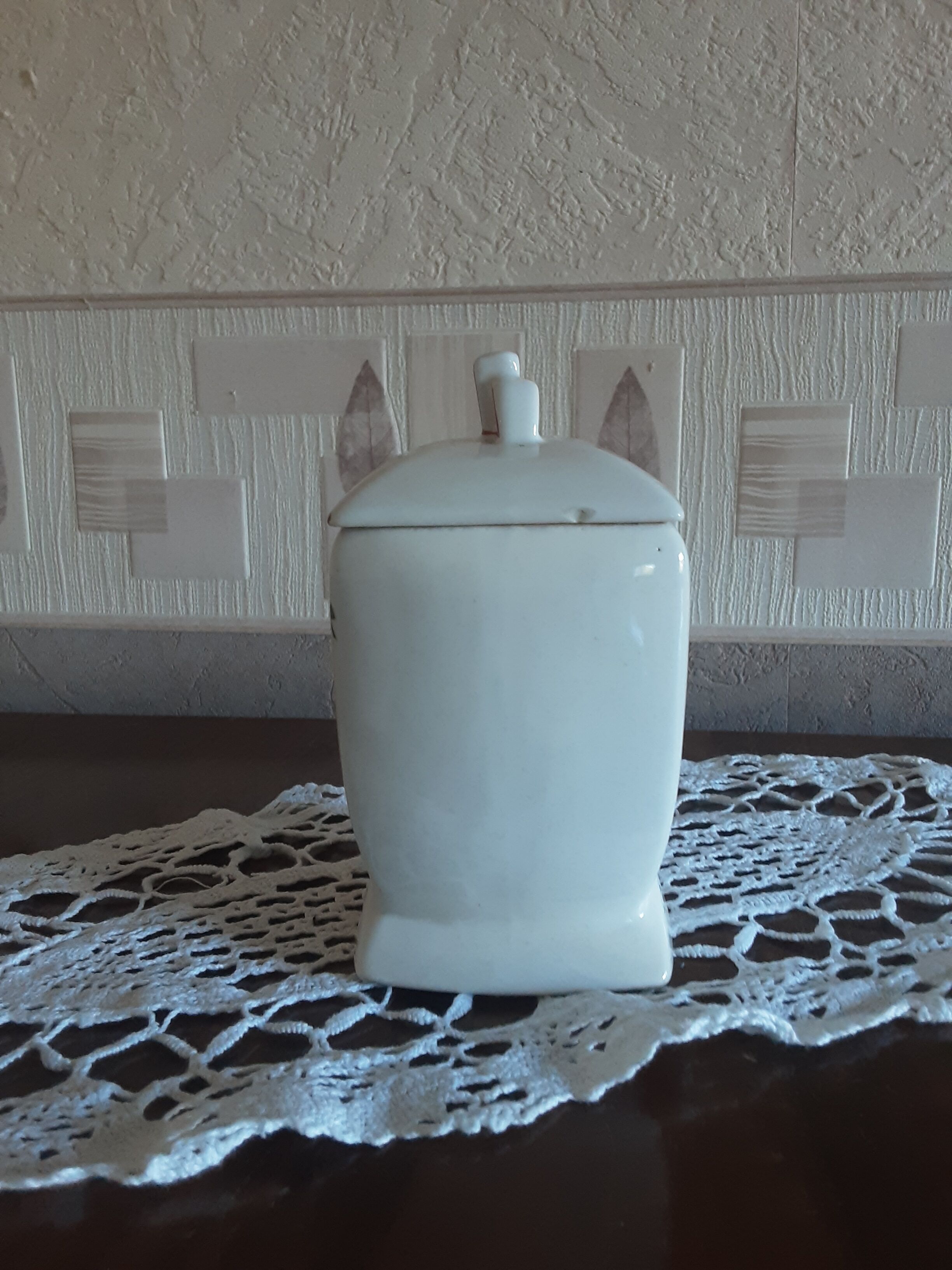 Ancient porcelain tea pot