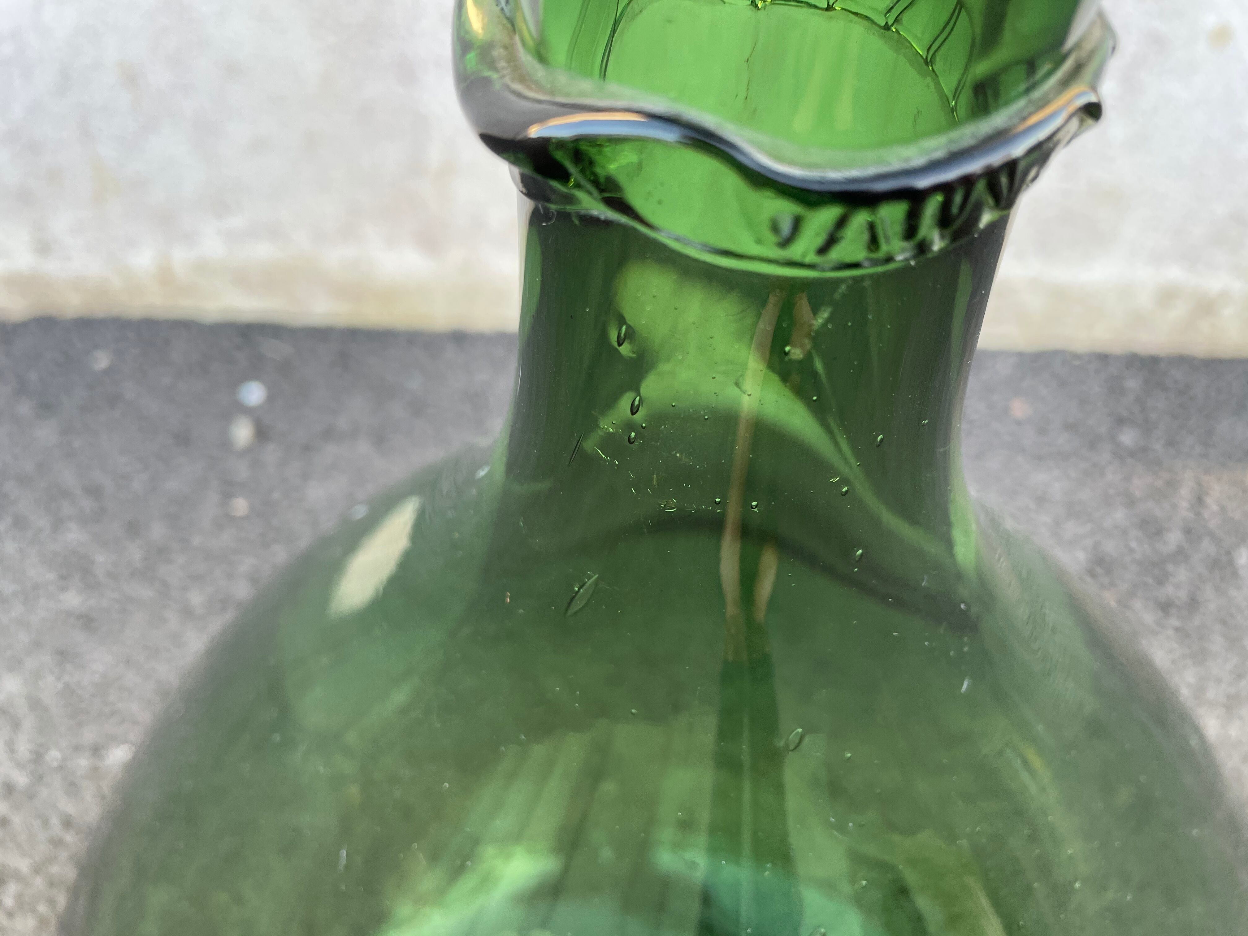 Demijohn blown green 25L