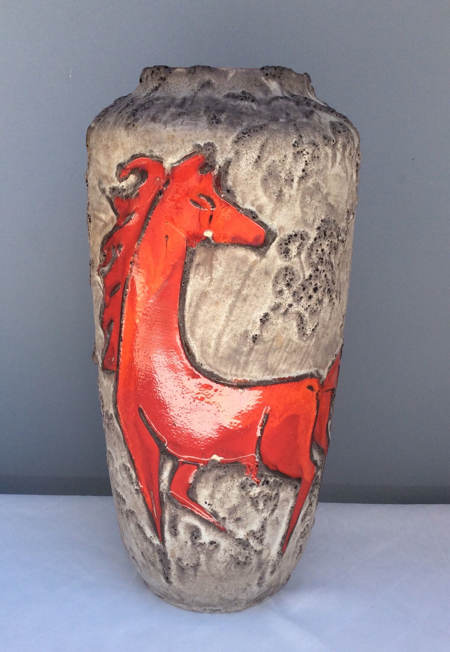 Vase Scheurich XL, West Germany of the 60s
