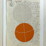 Painting on ancient manuscript