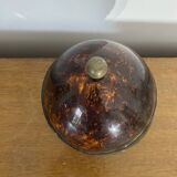 Antique Coconut Ice Bucket 50s Vintage