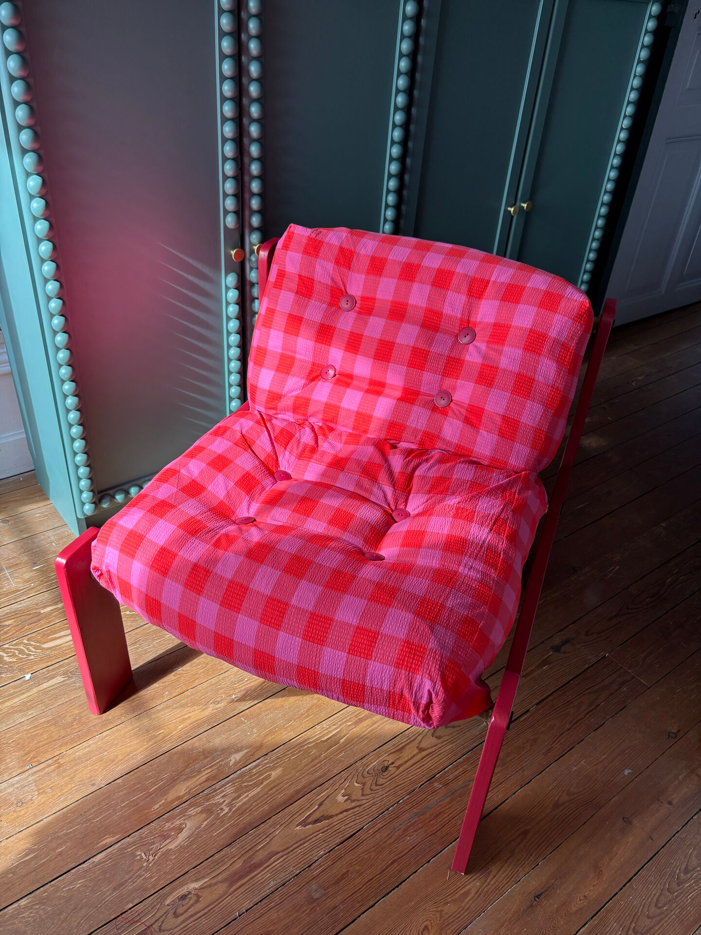 Scandinavian armchair - 1970s brutalist