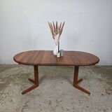 Korup Design, vintage 1960s Danish extendable teak table