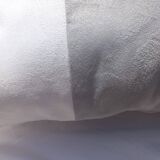 white/gray cushion