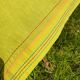 Belgian Linen Tablecloth Embroidered, Yellow Tyedie