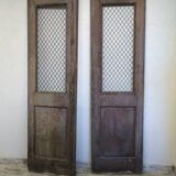 Double old mesh door