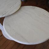 Travertine/marble coffee table