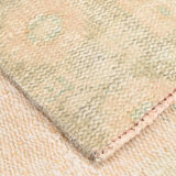 5x9 cream & beige oriental vintage rug 157x268cm