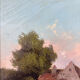 Oil on canvas, old, signed Th. Linsyer (19th-20th century) – gilded frame