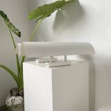Pair of Parscot wall lights in white lacquered metal from the 80s
