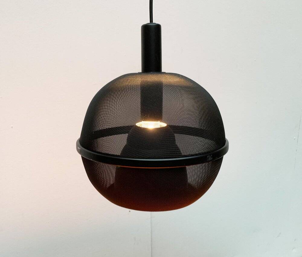 German Vintage Mesh Ceiling Lamp Space Age by Roger Tallon for Erco