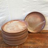 11 vintage sandstone plates