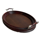 Mahogany wood tray
