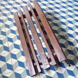 Coat rack with wooden slats 1950
