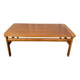 Table basse scandinave en teck massif 1960