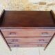 Commode de style Art Deco en noyer, circa 1950