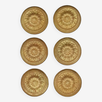 Set of 6 buttons for furniture / drawer / door Louis XVI style