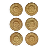 Set of 6 buttons for furniture / drawer / door Louis XVI style