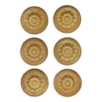 Set of 6 buttons for furniture / drawer / door Louis XVI style